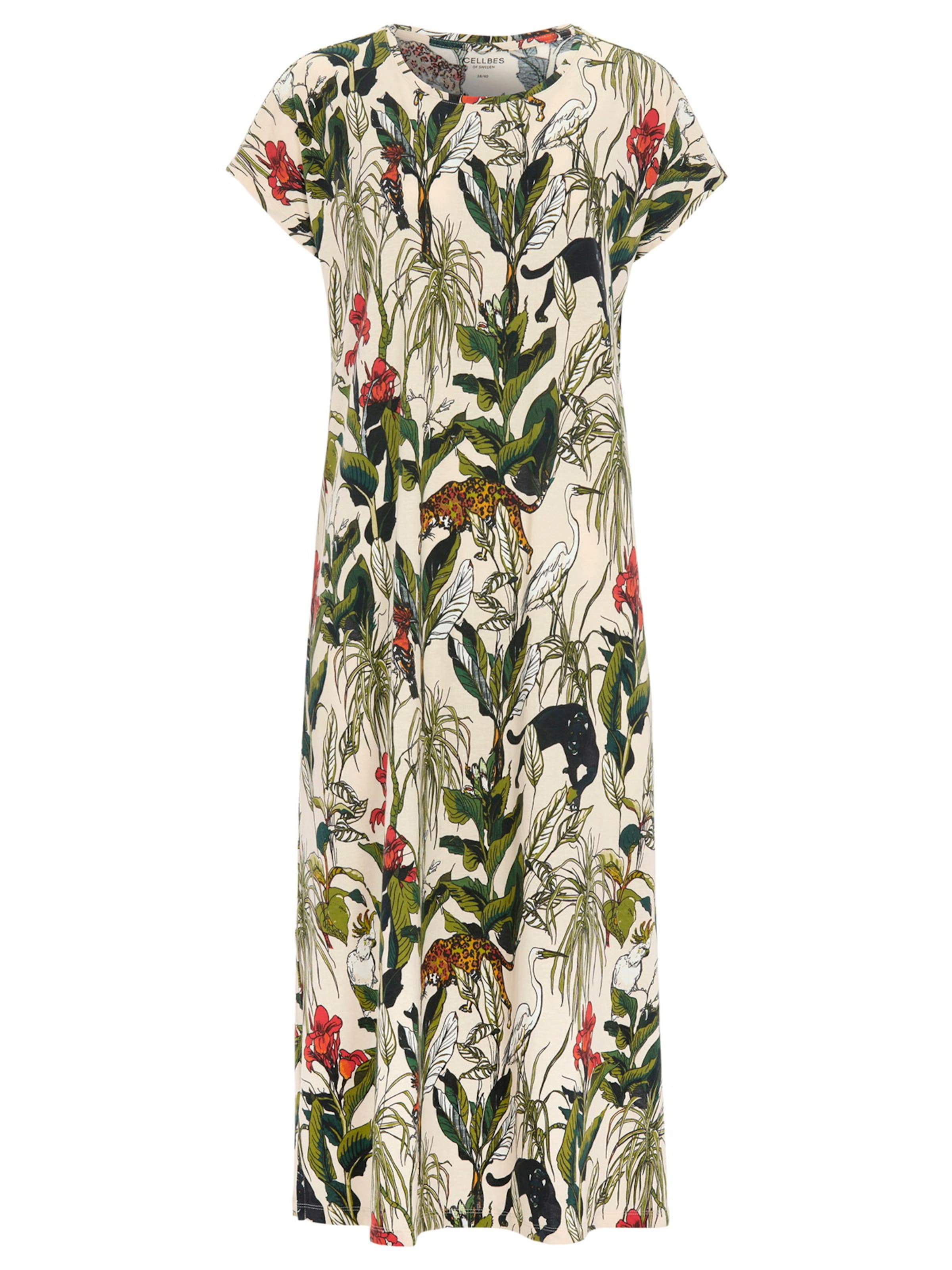 Cellbes of Sweden Nightgown in Cream / Light green / Dark green / Red, Item view