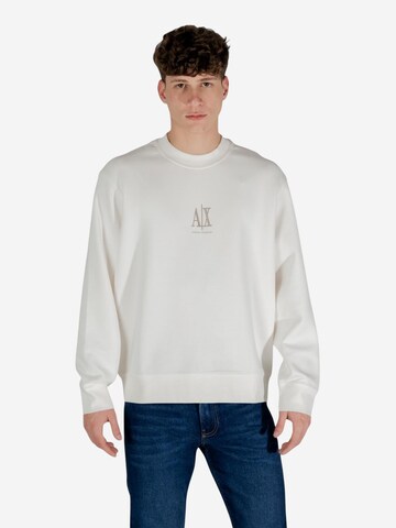 Felpa di ARMANI EXCHANGE in beige: frontale