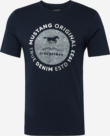 MUSTANG T-Shirt 'Alex' in Schwarz: predná strana