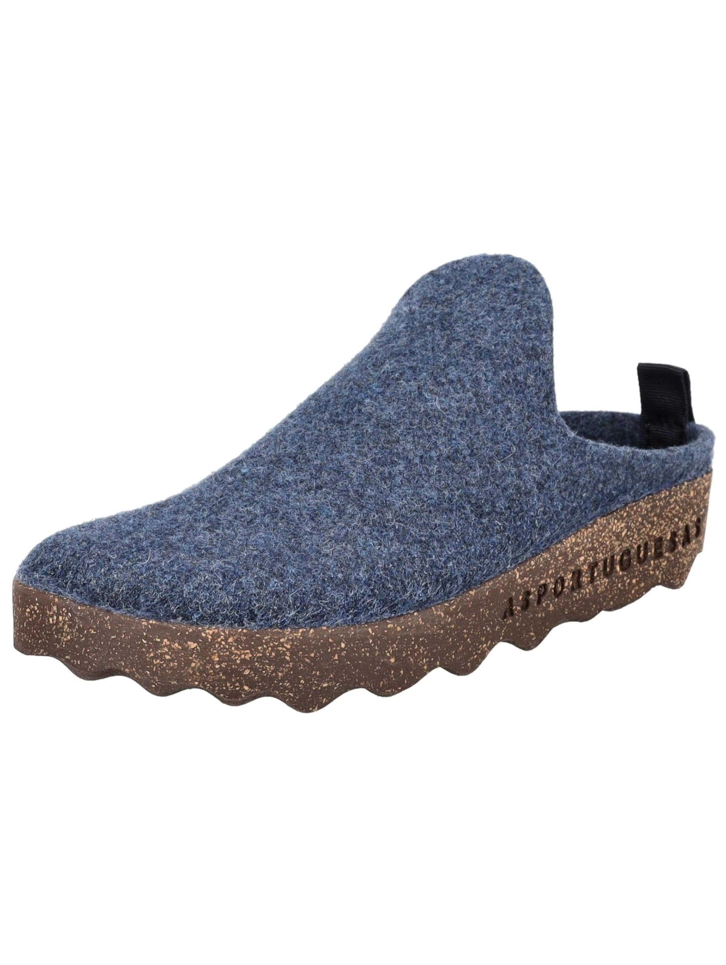 Asportuguesas Slipper in Blue: front