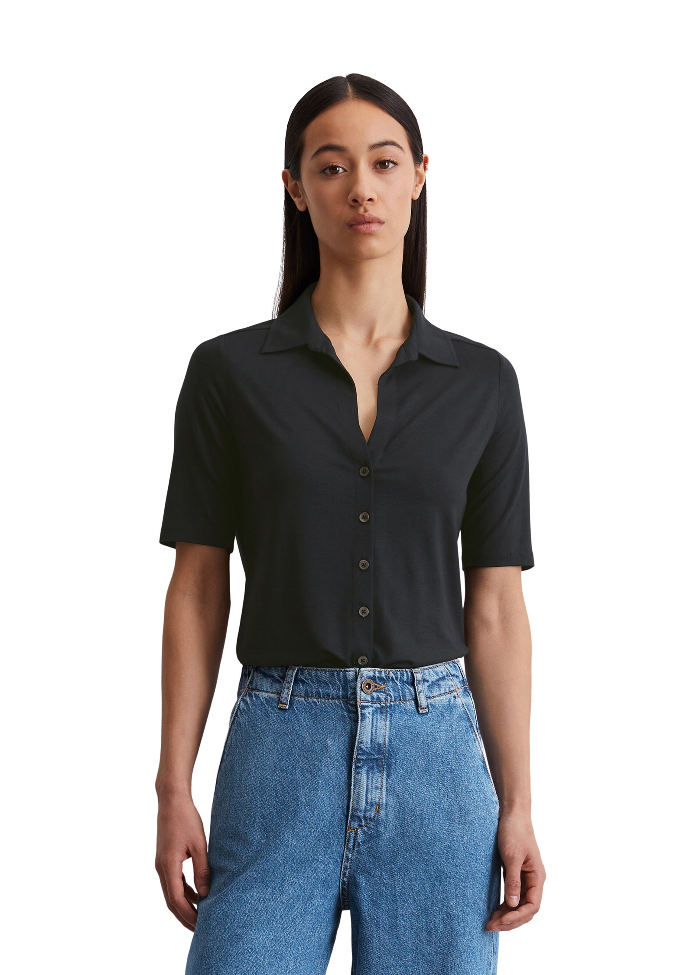 Marc O'Polo Blouse in Blue: front