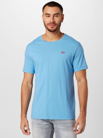 LEVI'S ® Shirt 'Original Housemark Tee' in Blauw: voorkant