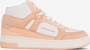 Sneaker alta di Calvin Klein Jeans in arancione