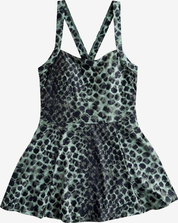 Bustier Maillot de bain Next en vert : devant