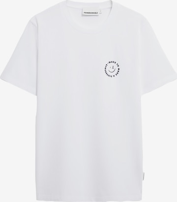 ARMEDANGELS T-Shirt JAAMES SMILEY in Weiß: Vorderseite