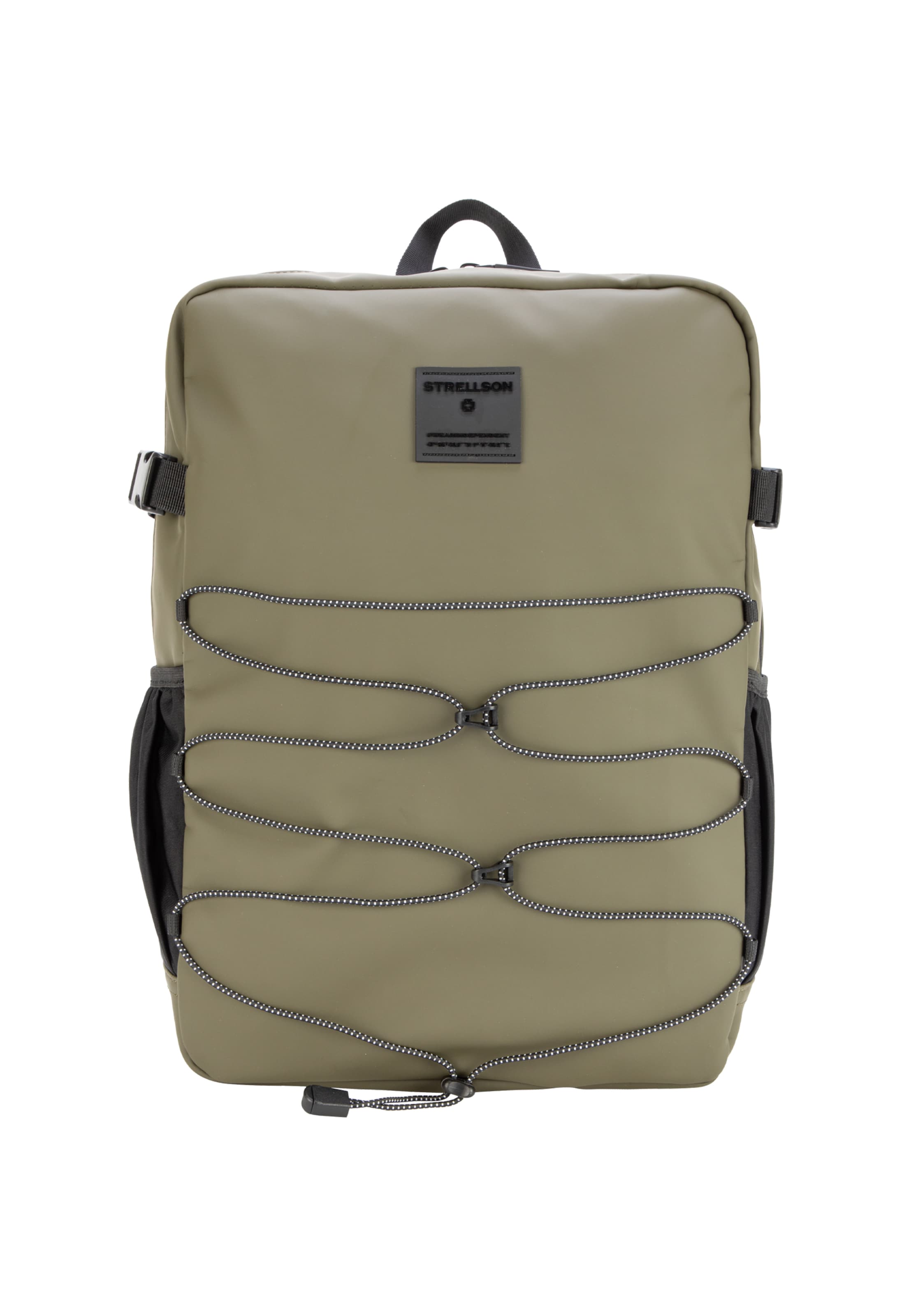 STRELLSON - Mochila 'Blackpool Jay' em verde: frente