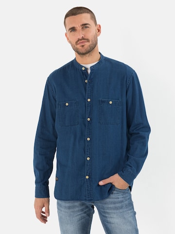 CAMEL ACTIVE Regular fit Button Up Shirt in Blue: front