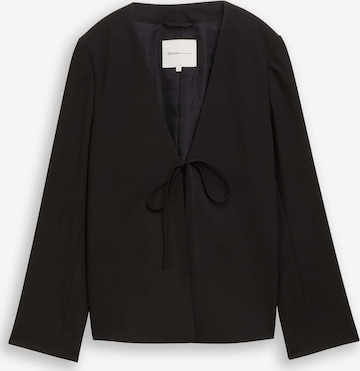 TOM TAILOR DENIM Blazer in Schwarz: Vorderseite