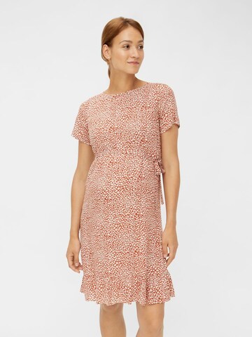 MAMALICIOUS Kleid 'MLVenice' in Orange: Vorderseite
