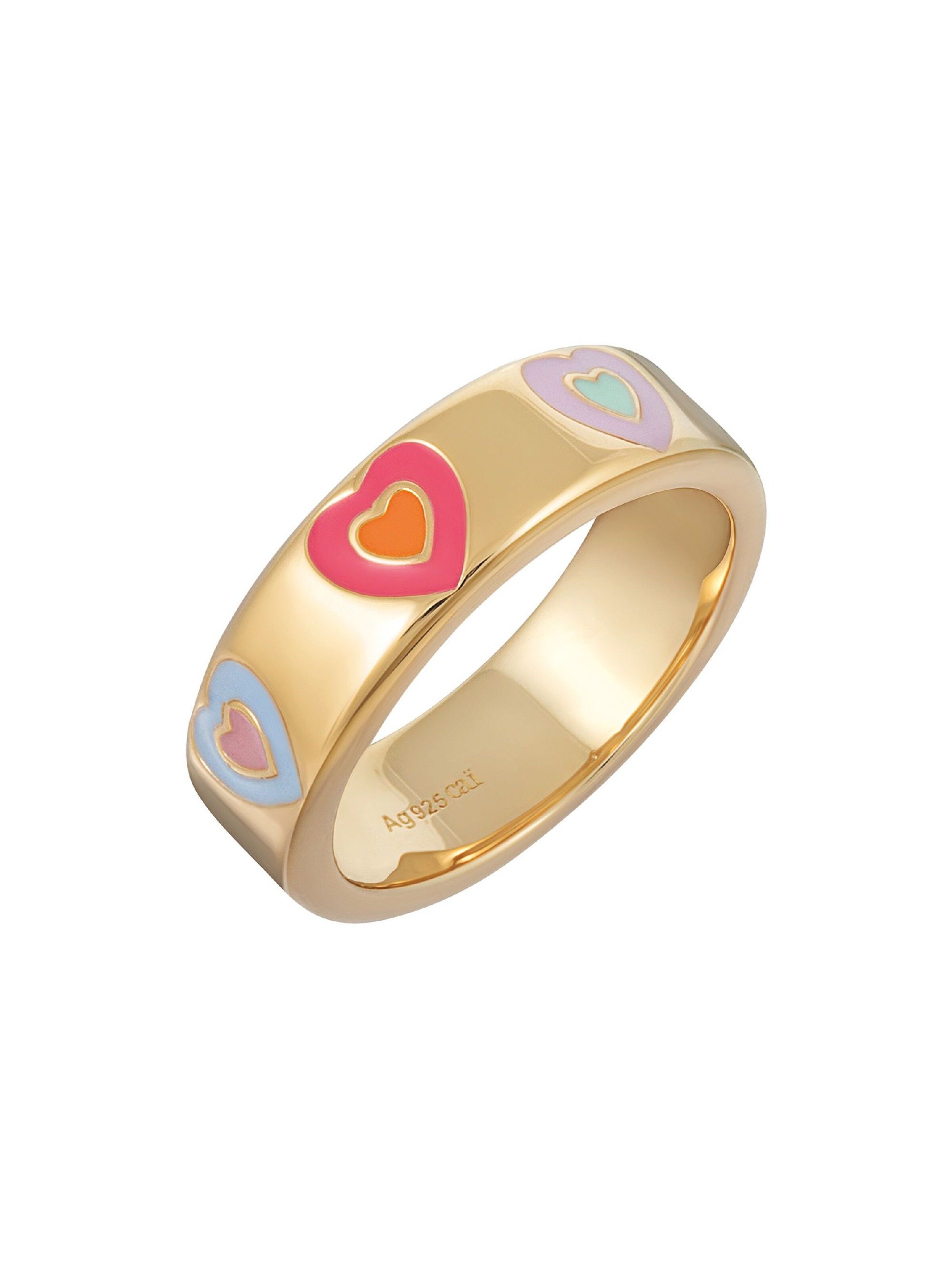 Bague caï en or : devant