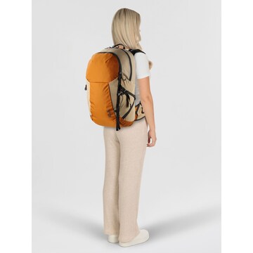 JACK WOLFSKIN Sports Backpack 'Echotrek' in Yellow: front