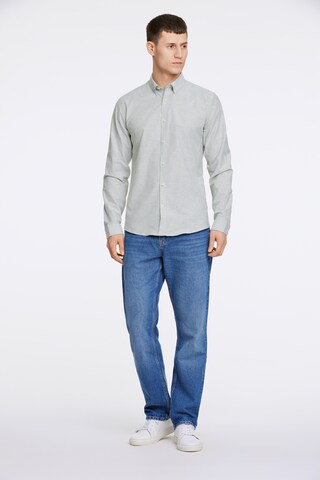 Lindbergh Slim fit Button Up Shirt in Grey