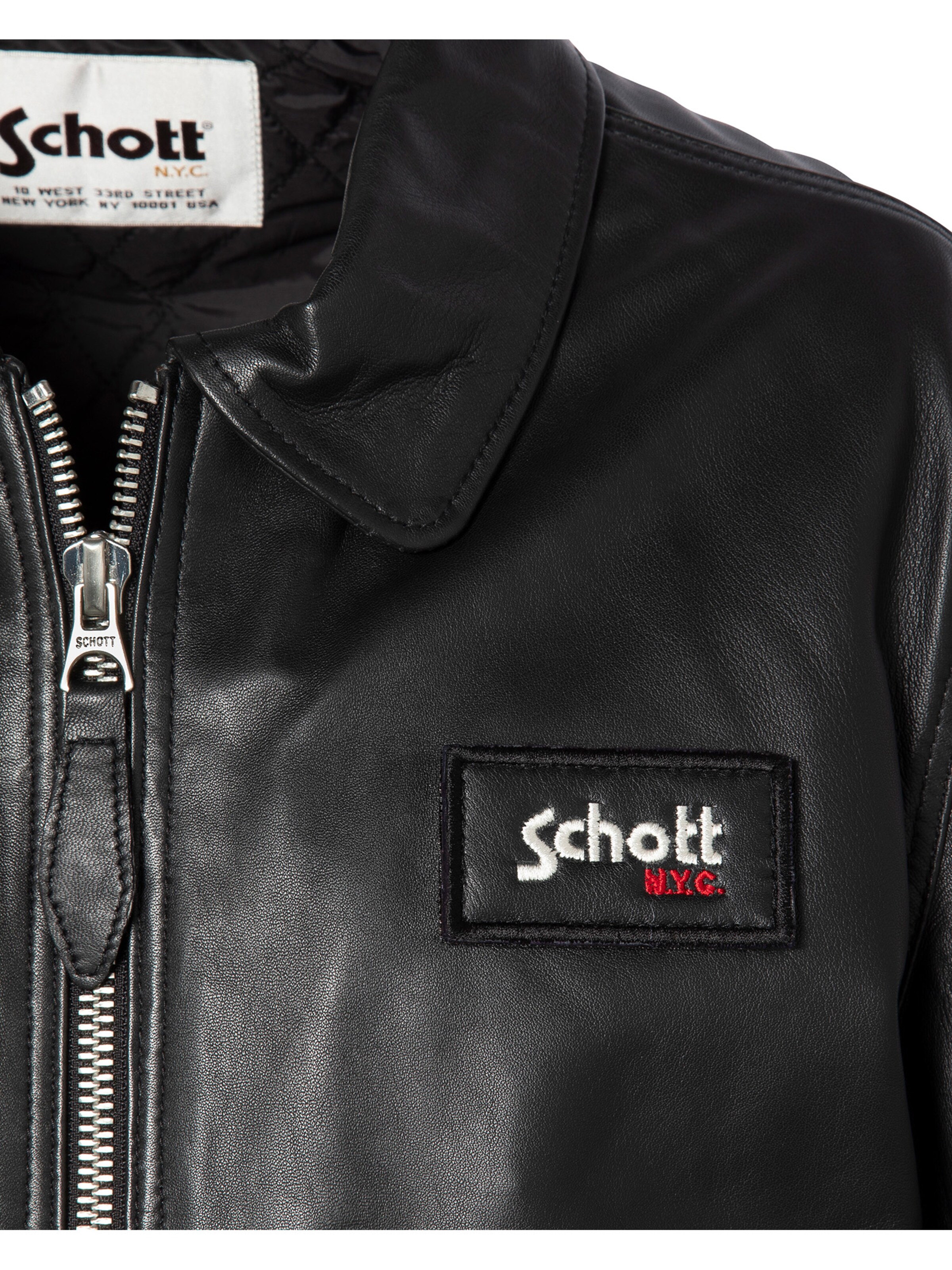 Schott NYC Winter Jacket in Black