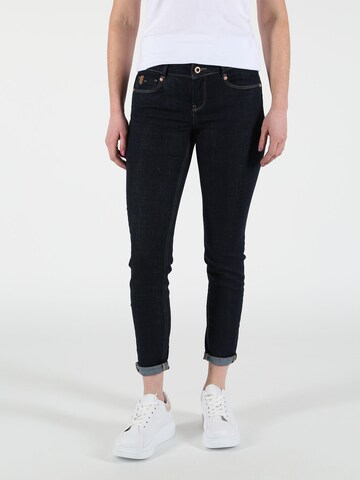 Miracle of Denim Skinny Jeans 'Sina' in Blauw: voorkant