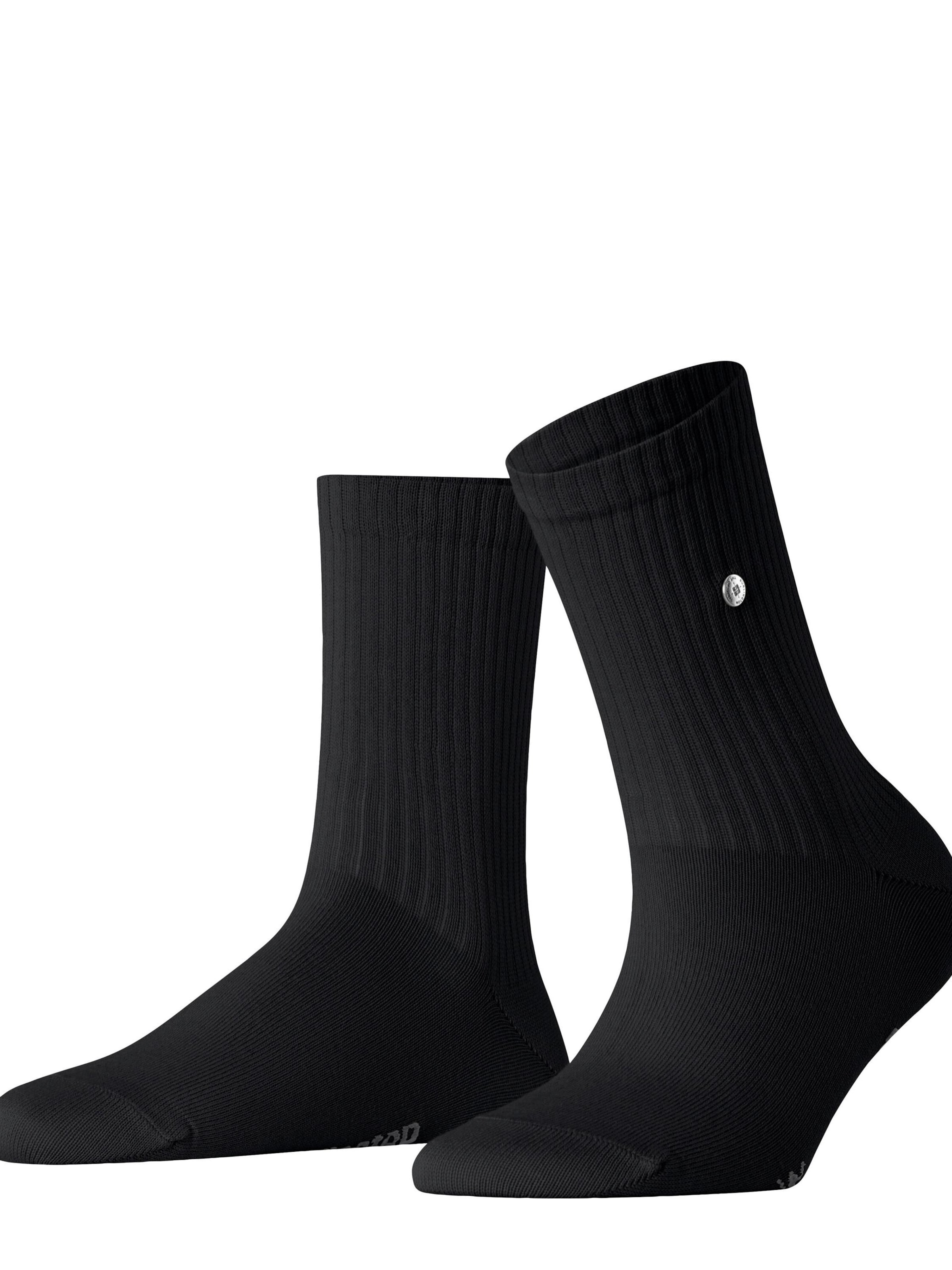 BURLINGTON Socken 'Fleet Street'‌‌‌‌‌‌ in Schwarz: Vorderseite