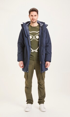 Parka invernale di KnowledgeCotton Apparel in blu