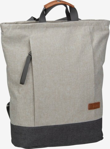 ZWEI Backpack 'Benno' in Grey: front