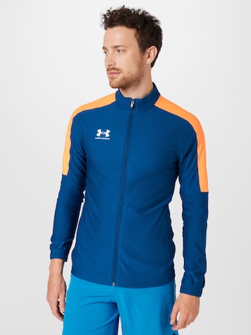 UNDER ARMOUR Športna jakna 'Challenger' | modra barva: sprednja stran