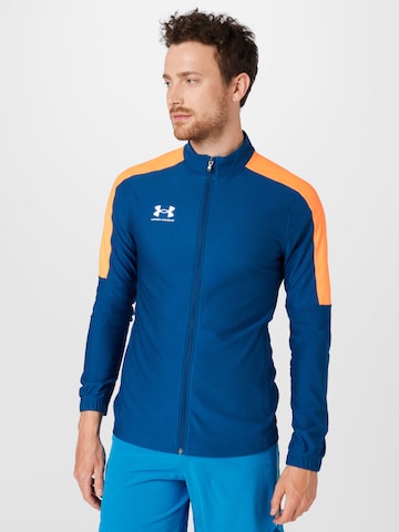 UNDER ARMOUR Sports jacket 'Challenger' in Blue: front