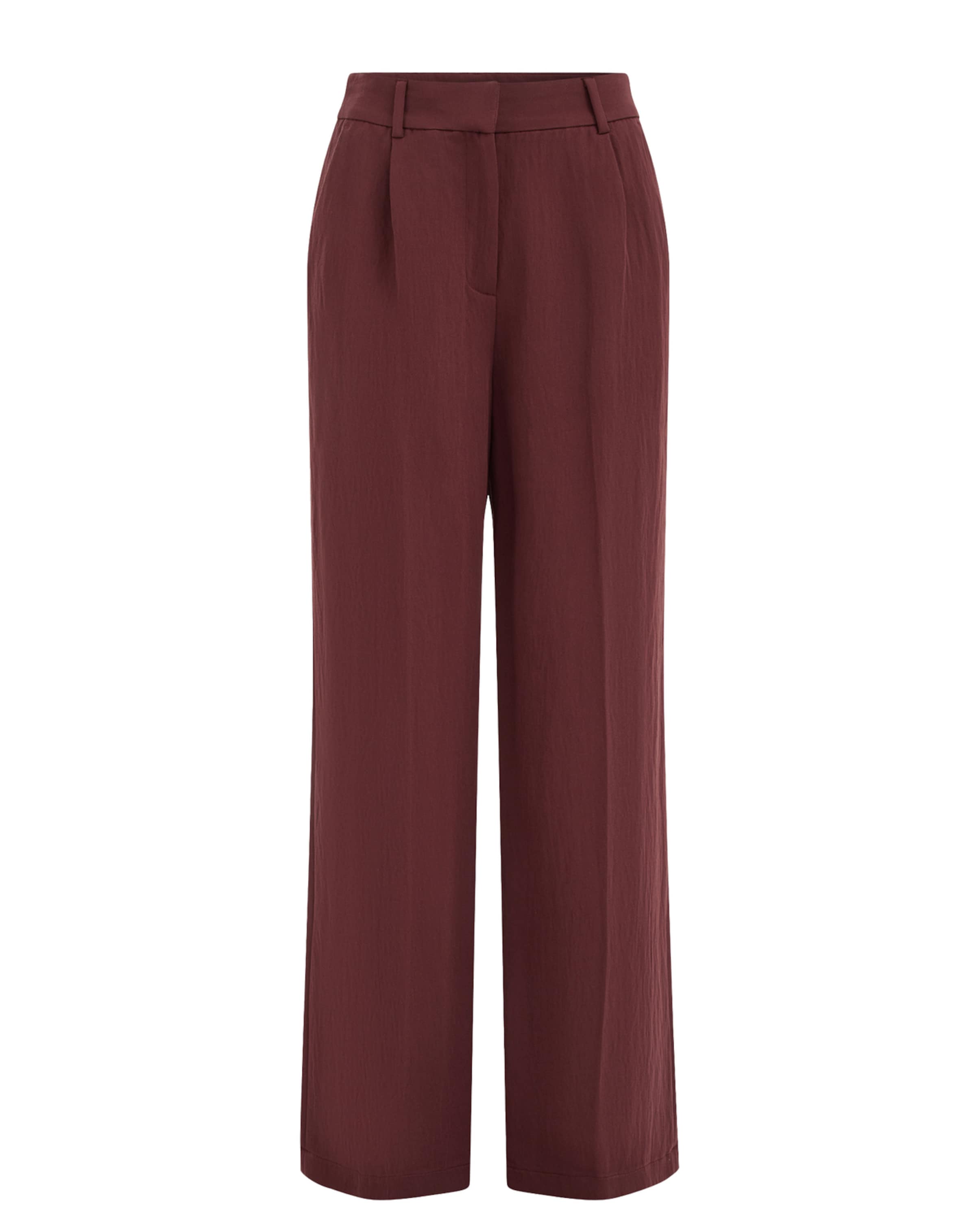 WE Fashion Normální Kalhoty – červená: přední strana