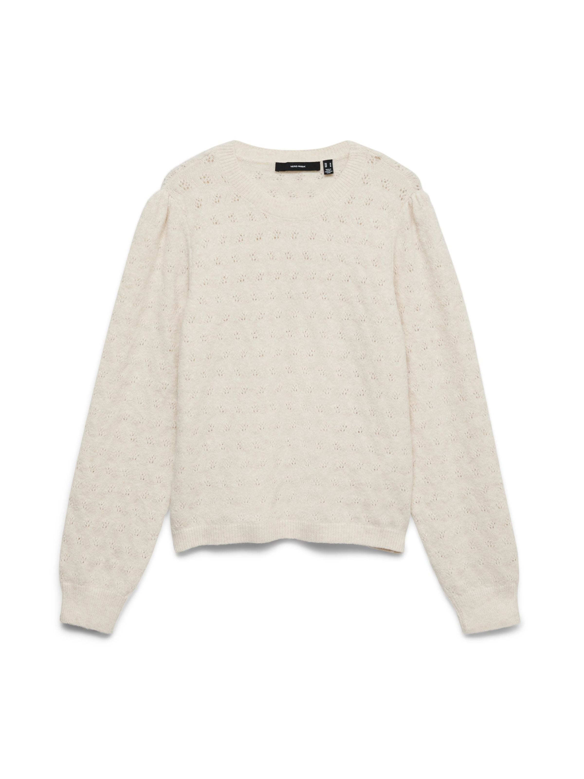 Pullover 'VM Doffy' di VERO MODA in bianco: frontale