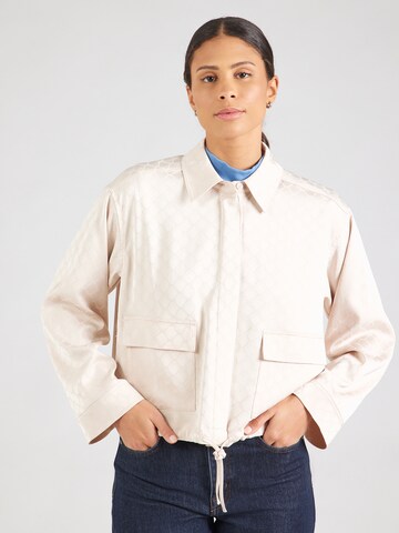 Chemisier SCOTCH & SODA en beige : devant