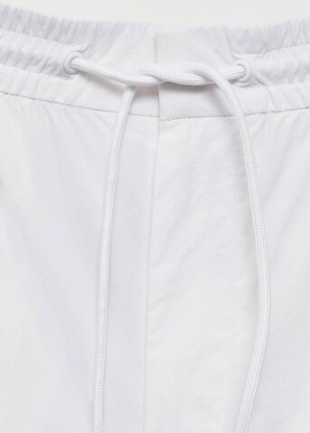 MANGO MAN Regular Pants 'Moon' in White