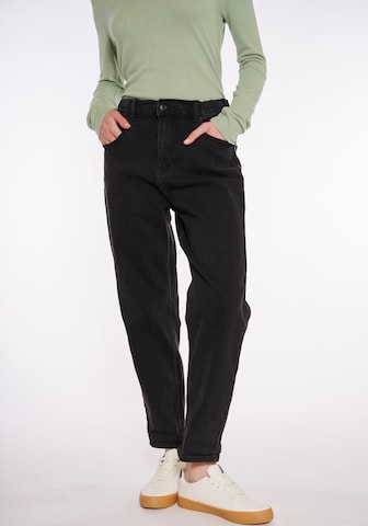 Hailys Loosefit Jeans 'Mirell' in Schwarz: Vorderseite