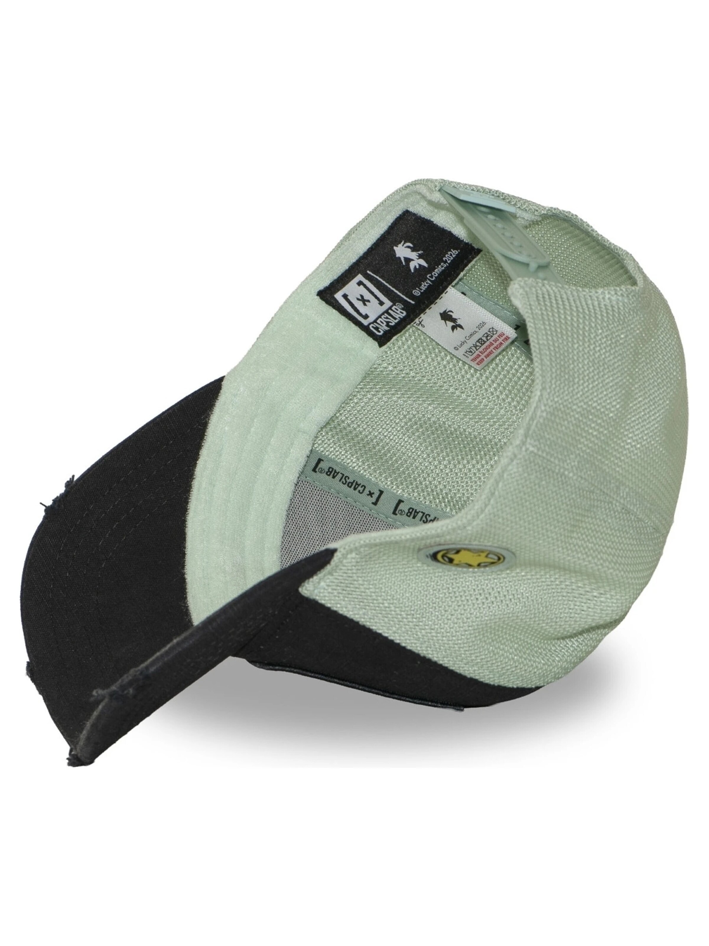 Capslab - Gorra 'Gorra capslab negra lucky luke canvas trucker cap' en negro