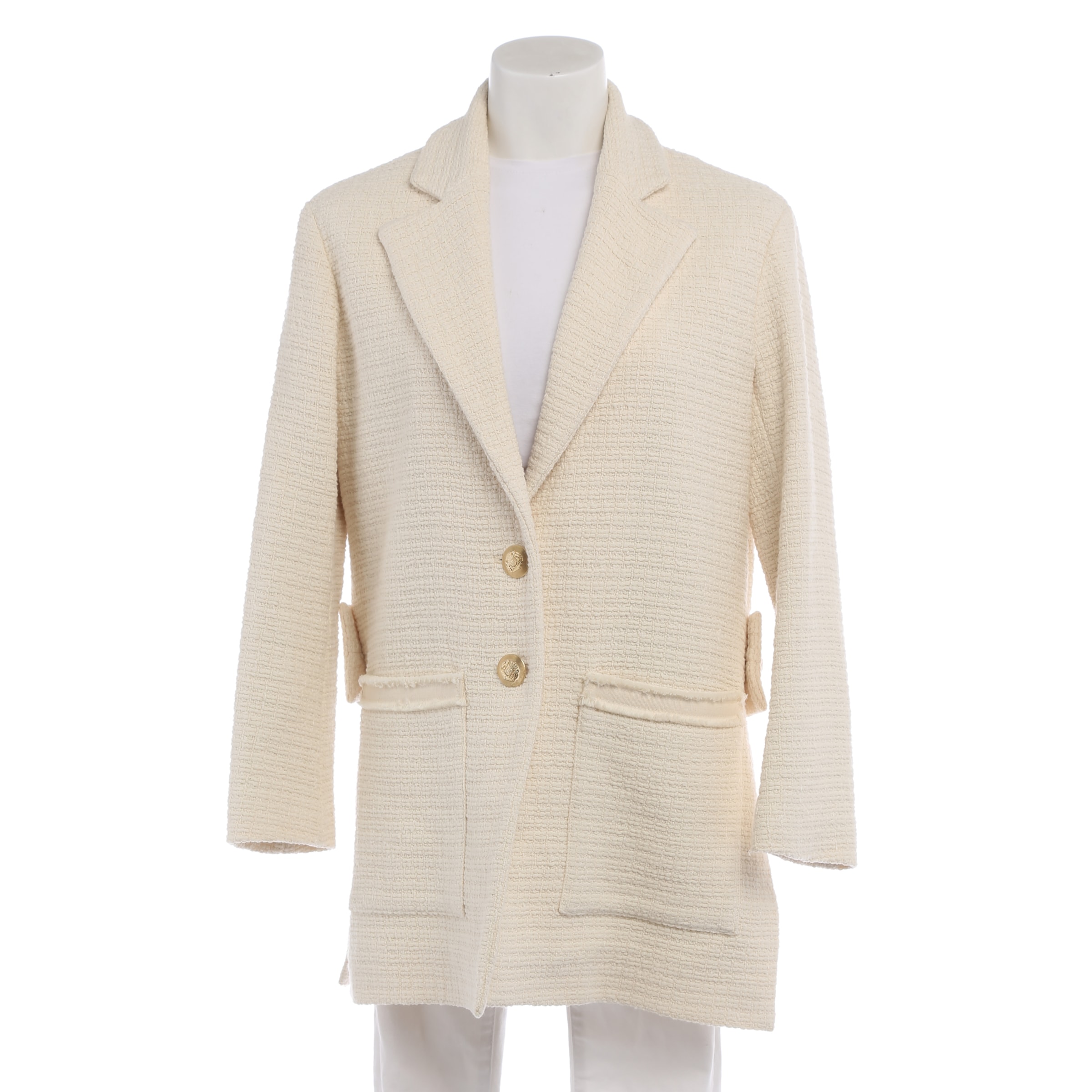 Maje Jacket & Coat in XS in White: front