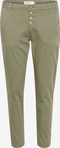 Cream Slim fit Jeans 'Paula' in Green: front