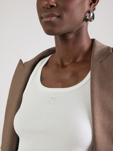 PINKO - Top 'CALCOLATORE' en blanco