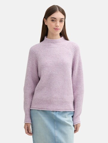 TOM TAILOR DENIM Trui in Lila: voorkant