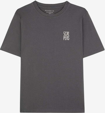 Scalpers Shirt 'Skull Rules' in Grey: front