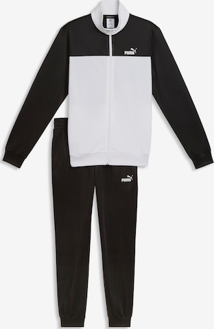 PUMA Trainingsanzug in Schwarz: Vorderseite