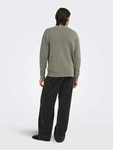 Only & Sons Pullover in Grau