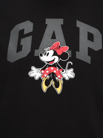 Gap Petite Sweatshirt 'MINNIE' in Schwarz