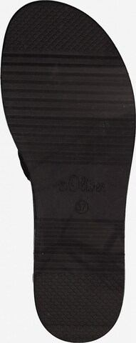 Sandale de la s.Oliver pe negru