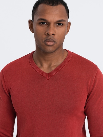 Ombre Pullover 'OM-Swos-0108' in Rot