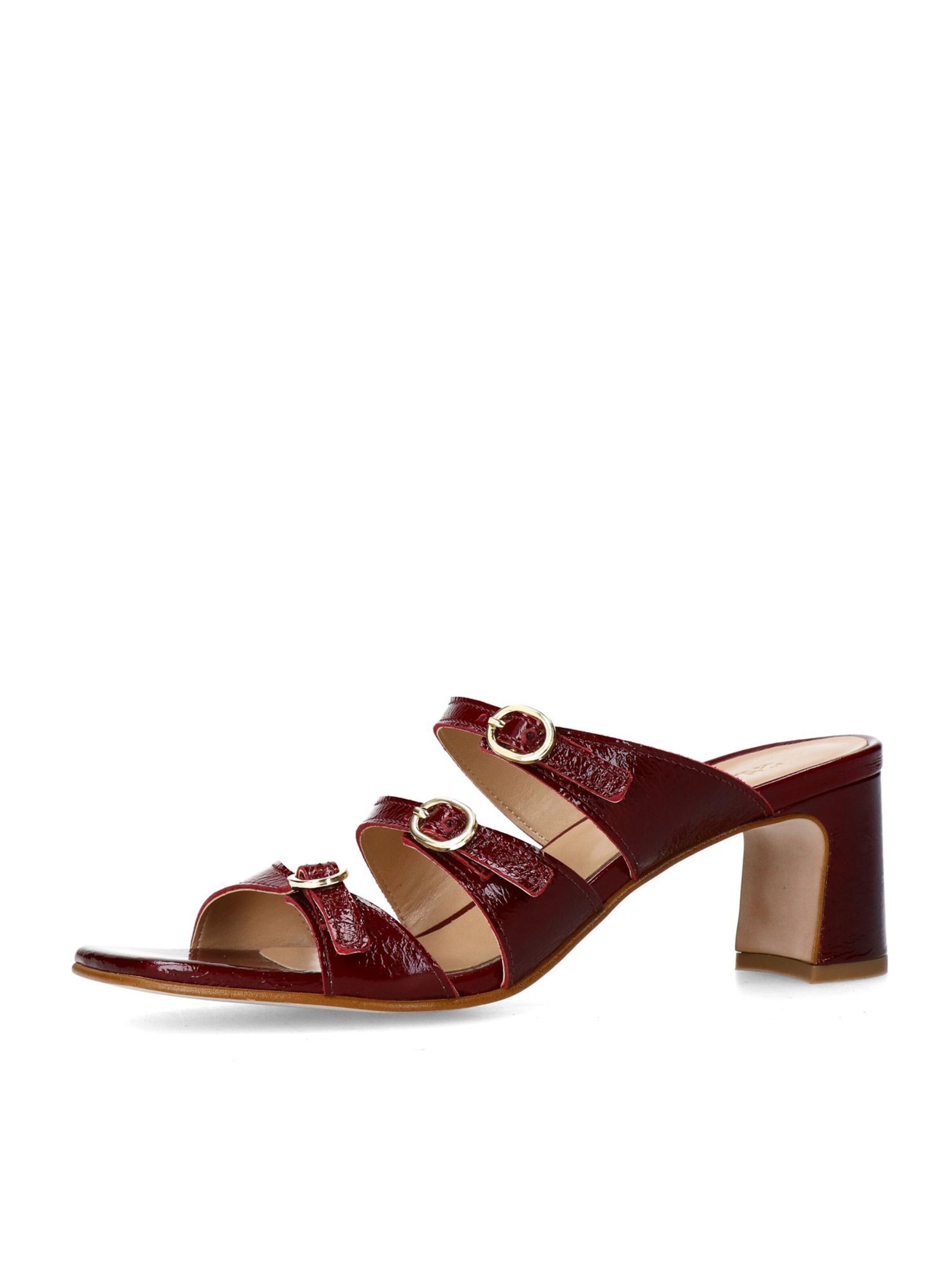 Mule SACHA en rouge : devant