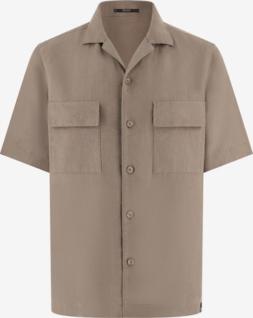 T-Shirt Boggi Milano en marron : devant