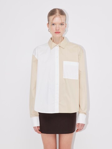 LeGer by Lena Gercke Blouse 'Maxi' in Beige: voorkant