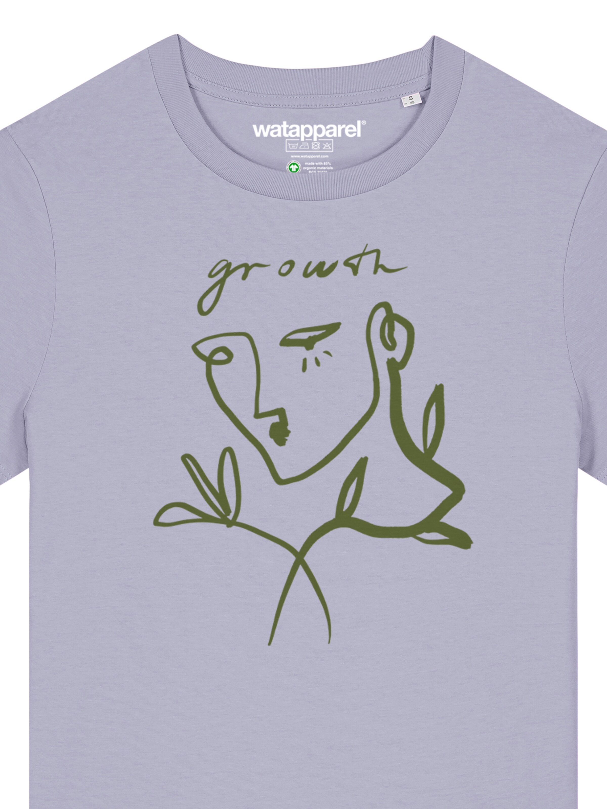 T-shirt 'Growth' Watapparel en violet