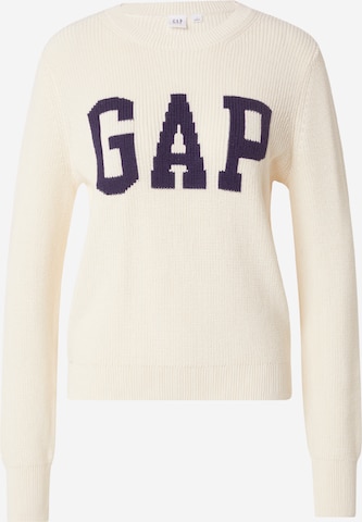 GAP Sweter w kolorze biały: przód