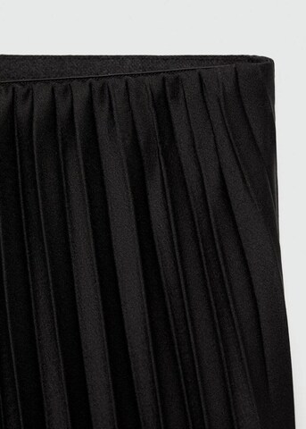 MANGO Rock 'Plisado' in Schwarz