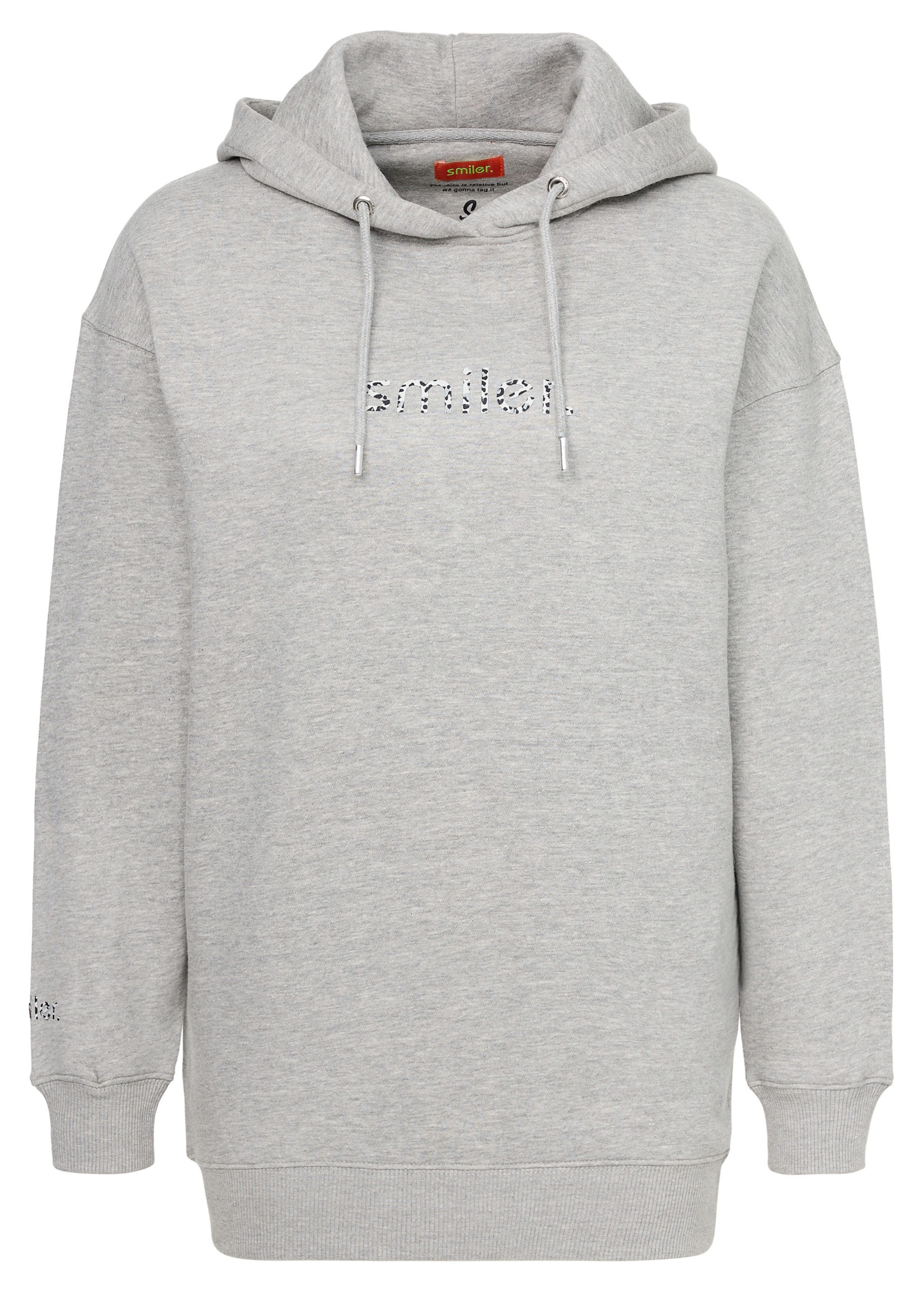 smiler. Sweatshirt 'Sunny' in Grijs: voorkant