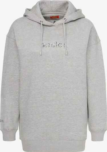 smiler. Sweatshirt 'Sunny' in grau / silber, Produktansicht