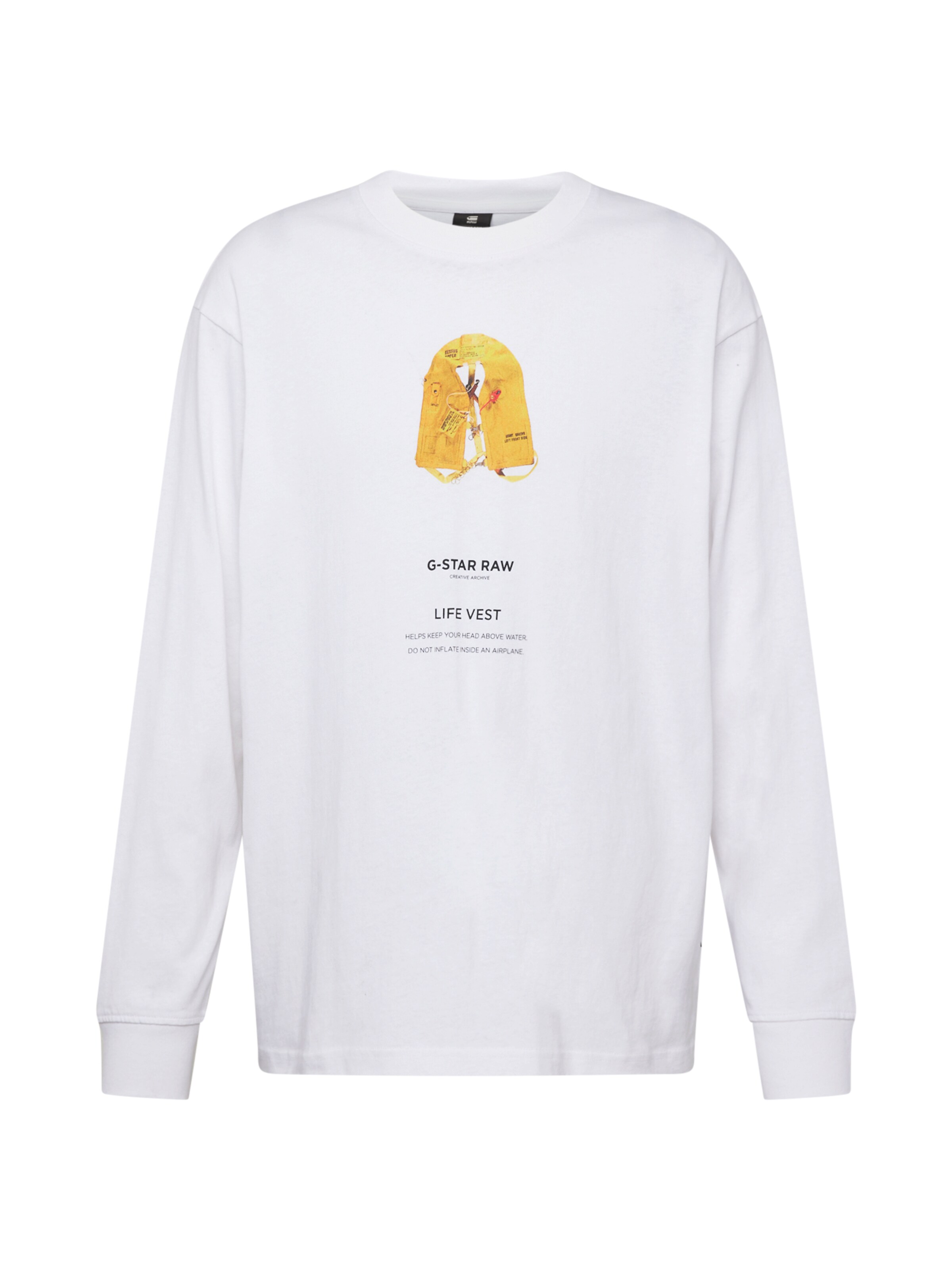 G-STAR Koszulka w kolorze biały: przód