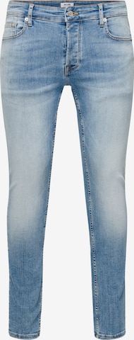 Only & Sons Skinny Jeans 'Warp' in Blue: front