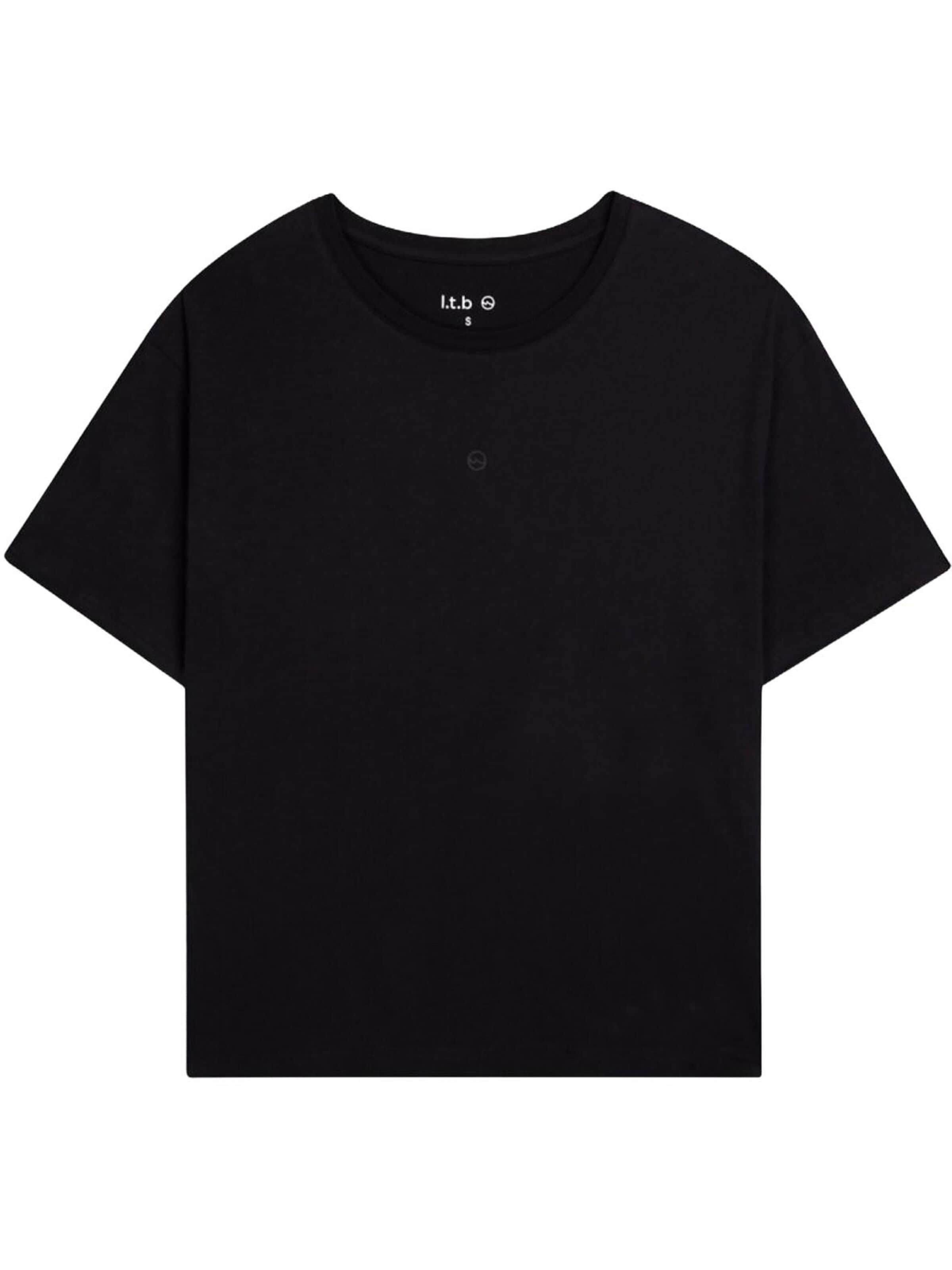 LTB Jeans - Camiseta 'LTB Jeans Damen-T-Shirt' en negro: frente